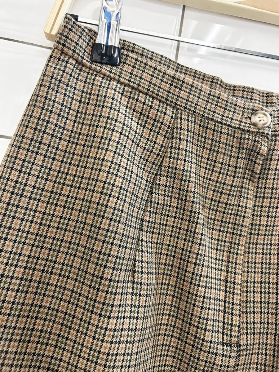 vintage 00s villa mode plaid mini skirt - good market thrift store
