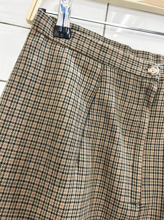 vintage 00s villa mode plaid mini skirt - good market thrift store