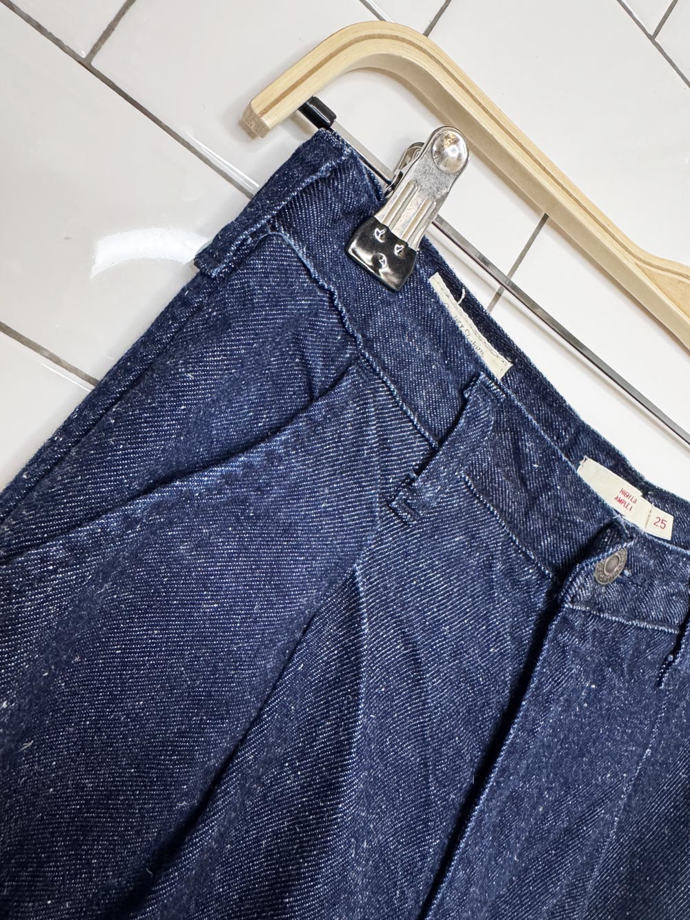 levi's x felix the cat tailored high loose pleated wide leg jeans