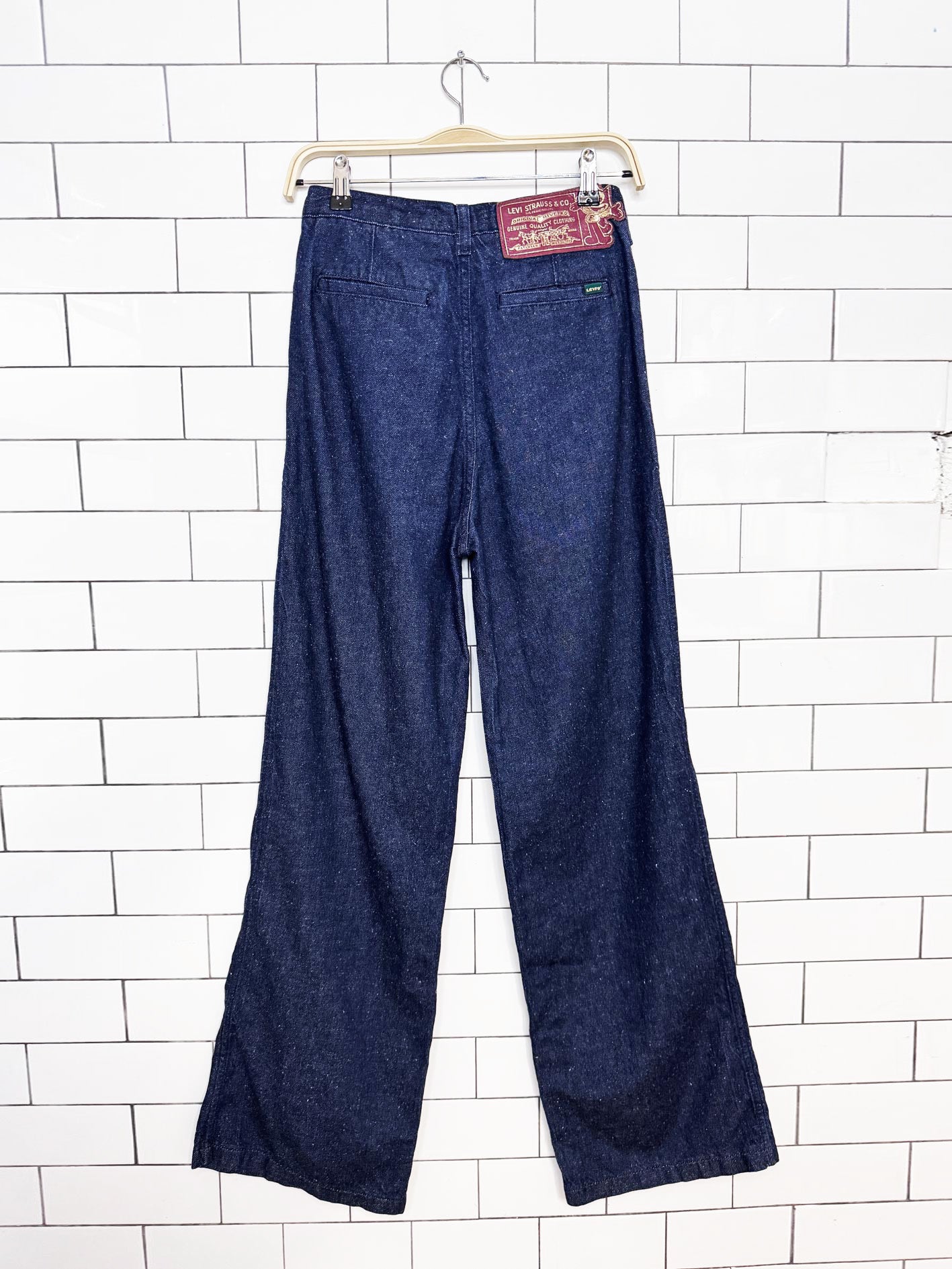 levi's x felix the cat tailored high loose pleated wide leg jeans