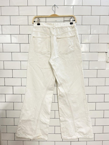 zara twisted seam wide leg jeans - good market thrift store