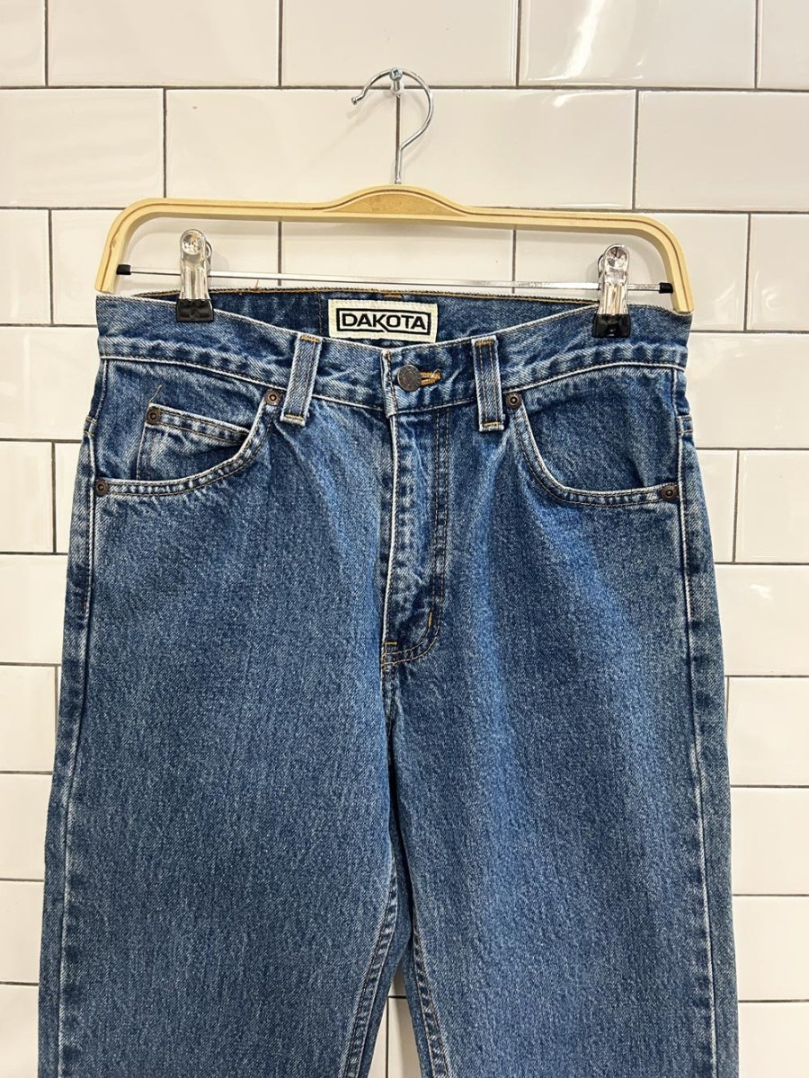 vintage 90s dakota high rise straight jeans - good market thrift store