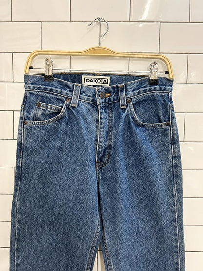 vintage 90s dakota high rise straight jeans - good market thrift store