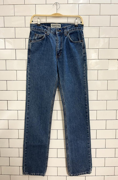 vintage 90s dakota high rise straight jeans - good market thrift store
