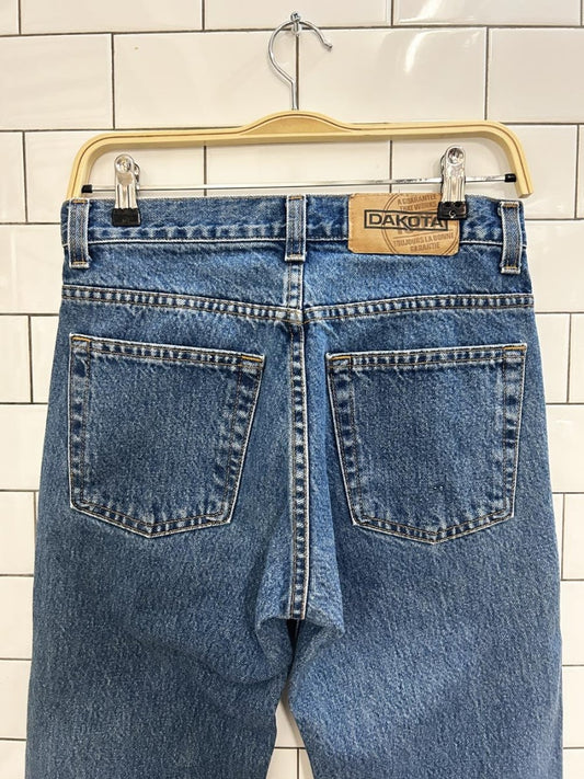 vintage 90s dakota high rise straight jeans - good market thrift store
