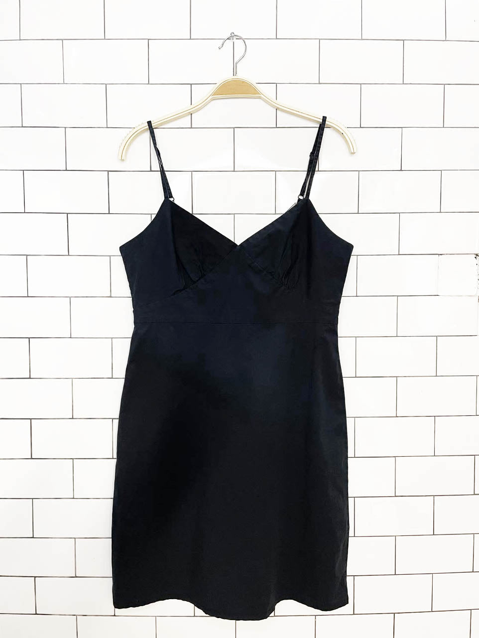 vintage 00s gap minimal stretch mini dress