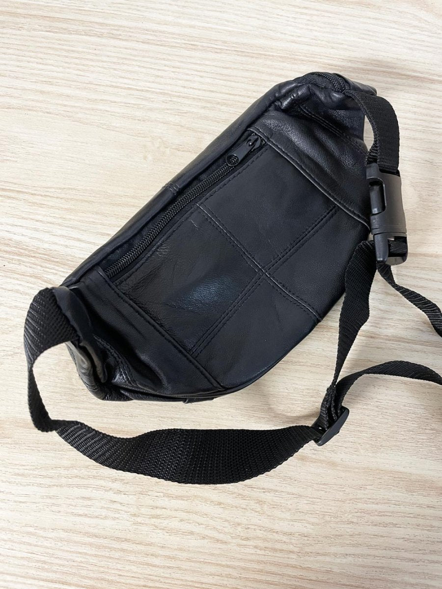 vintage bentley leather belt bag - good market thrift store