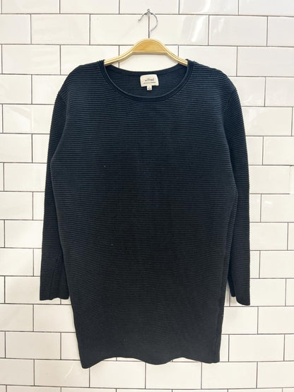 wilfred campanule silk + cashmere rib knit dress - good market thrift store