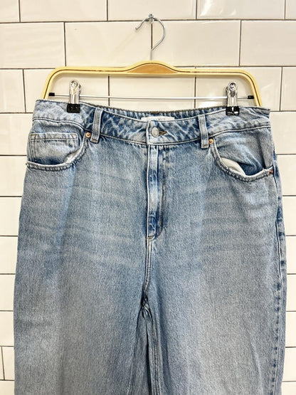 dynamite heidi distressed wide leg jeans - good market thrift store