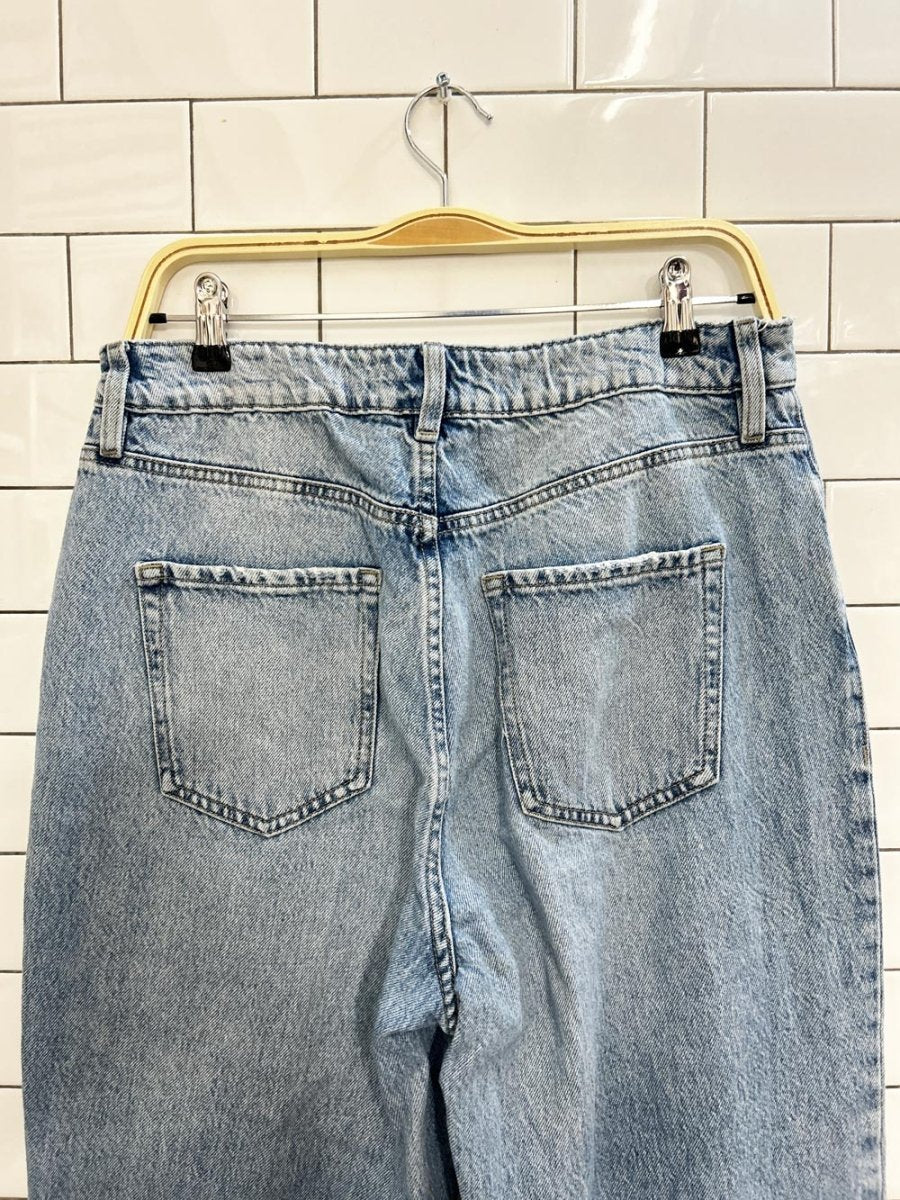 dynamite heidi distressed wide leg jeans - good market thrift store
