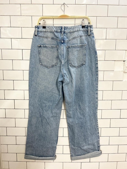 dynamite heidi distressed wide leg jeans - good market thrift store