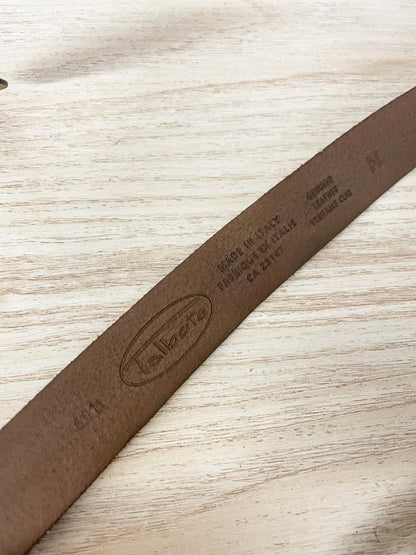 vintage 00s talbots leather belt | made in Italy - good market thrift store