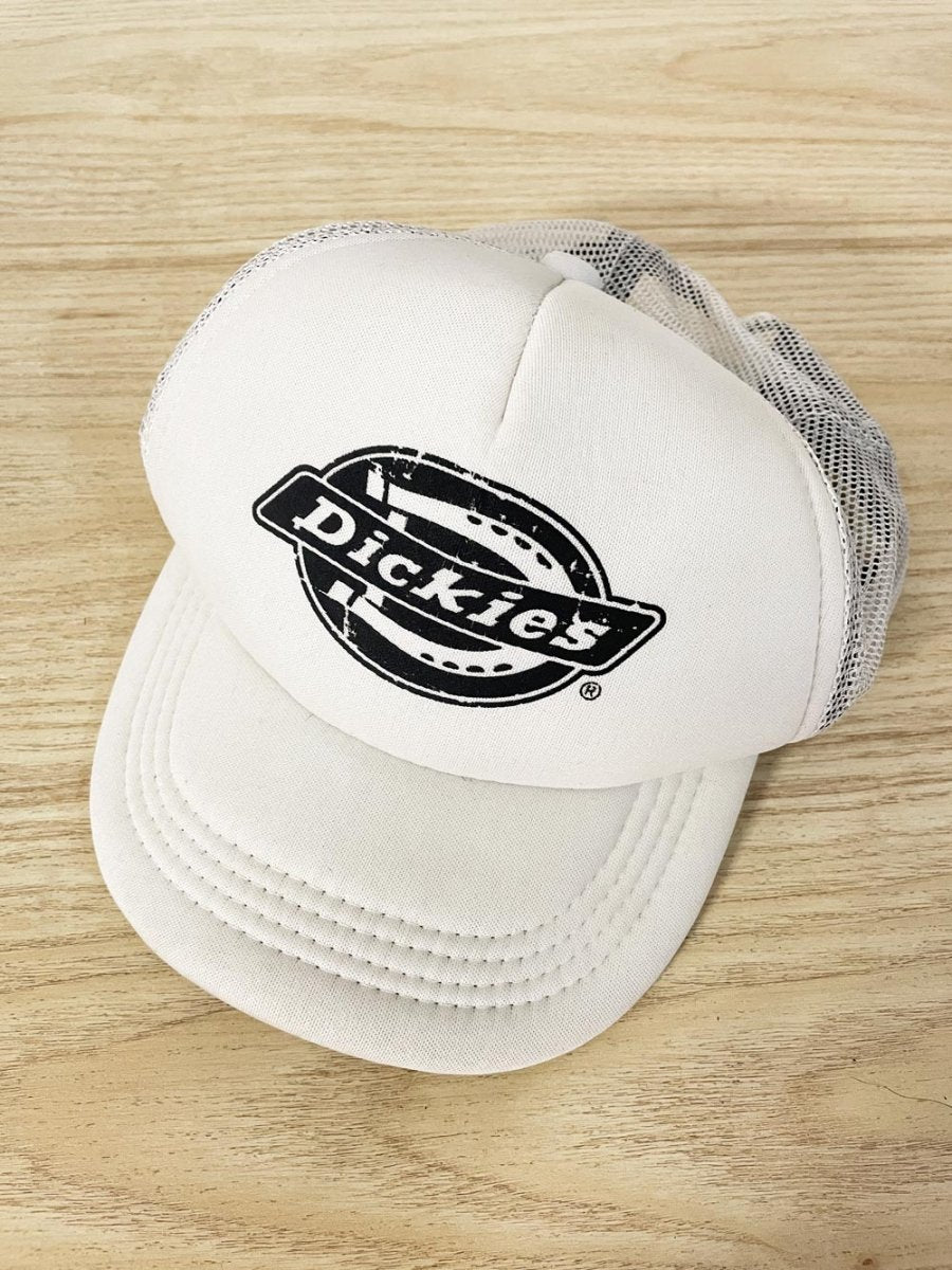 dickies minimal white trucker hat - good market thrift store