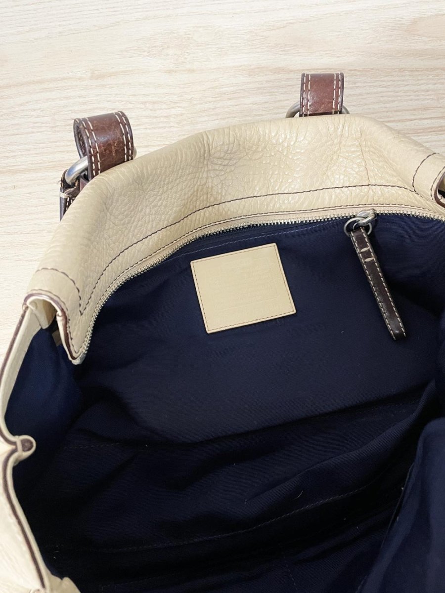 vintage 00s coach chelsea pebbled leather satchel - good market thrift store