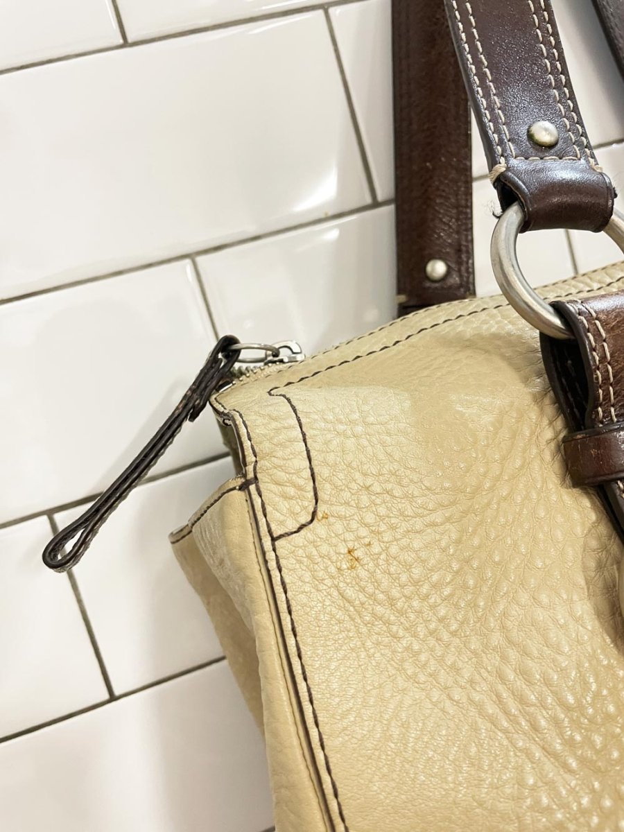 vintage 00s coach chelsea pebbled leather satchel - good market thrift store