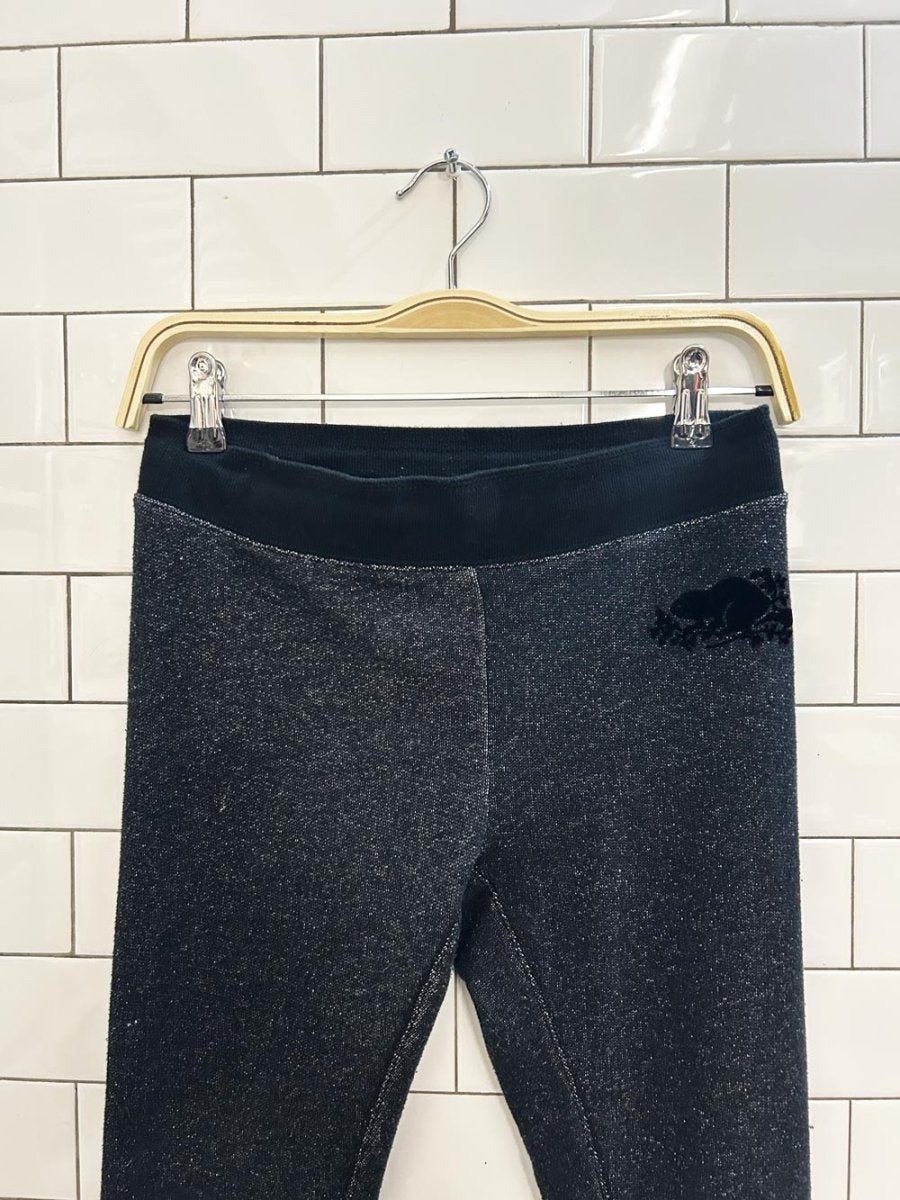 roots black pepper soft slim sweatpants - good market thrift store