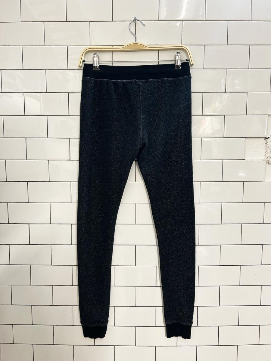 roots black pepper soft slim sweatpants - good market thrift store