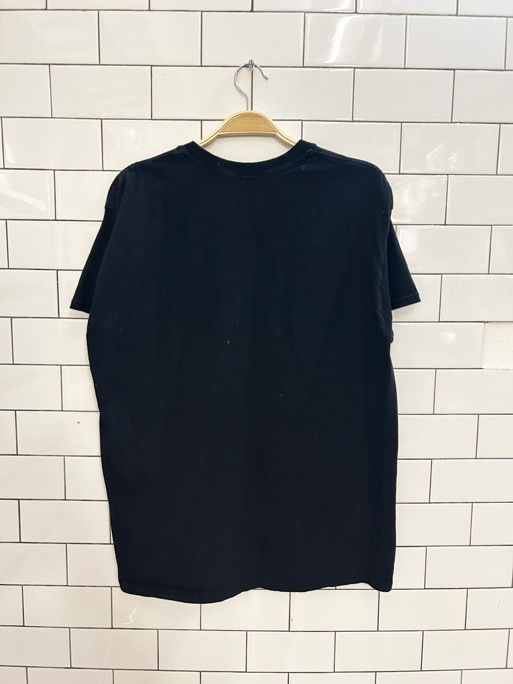 anti social rainbow embroidered graphic tee - good market thrift store