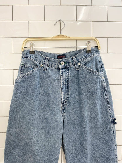 vintage 90s tommy hilfiger baggy carpenter jeans | made in Canada - good market thrift store