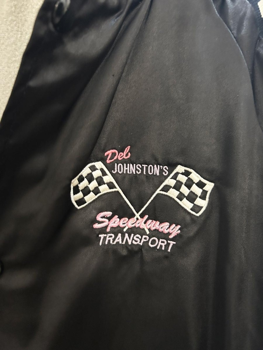 vintage 70s del johnstons speedway satin jacket - good market thrift store