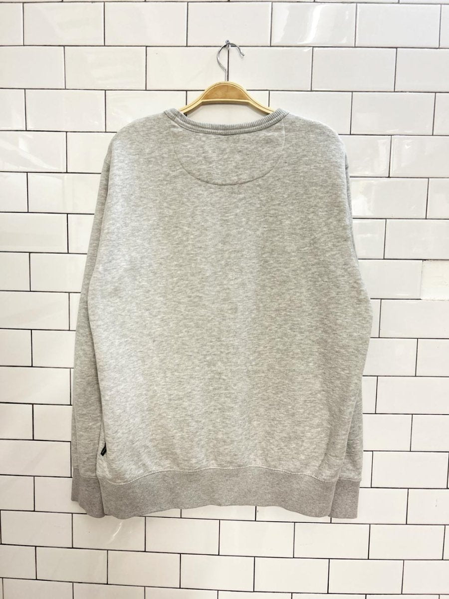 french connection oversized minimal fleece crew - good market thrift store