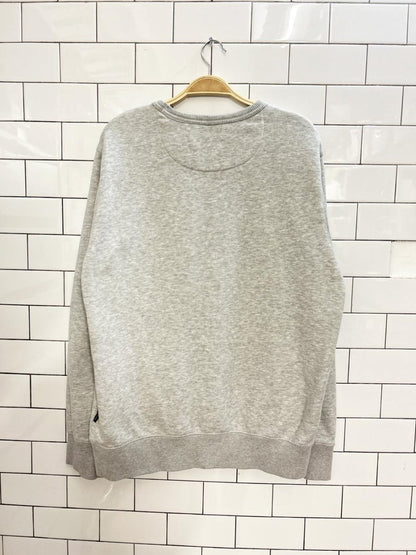 french connection oversized minimal fleece crew - good market thrift store