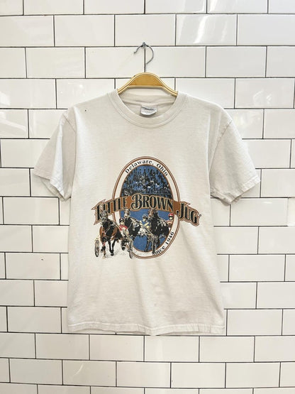 vintage 00s little brown jug horse racing graphic tee - good market thrift store