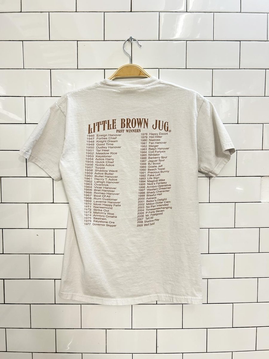 vintage 00s little brown jug horse racing graphic tee - good market thrift store