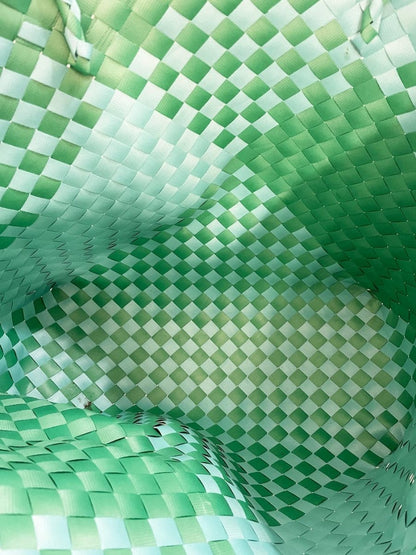 woven basket beach tote - good market thrift store