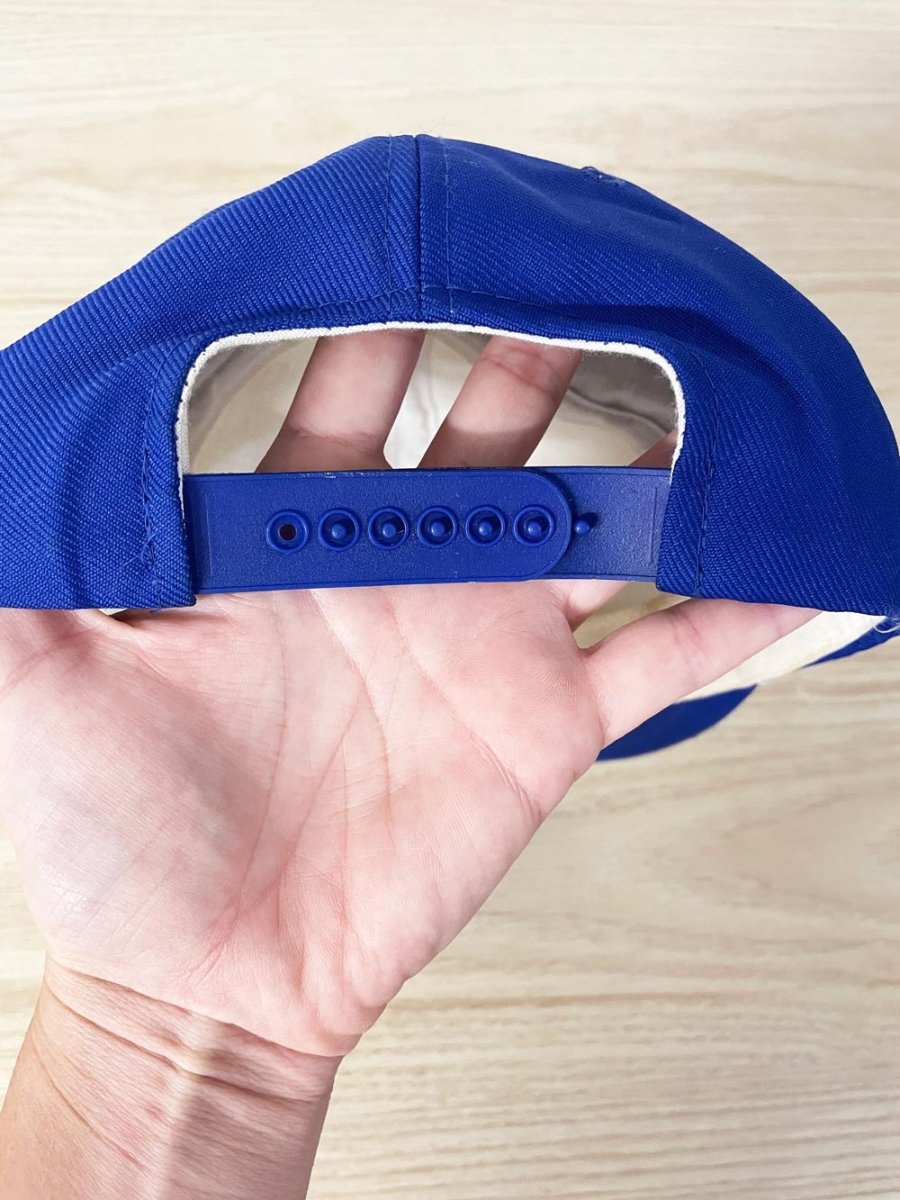 vintage 86 blue jays mlb snapback hat - good market thrift store