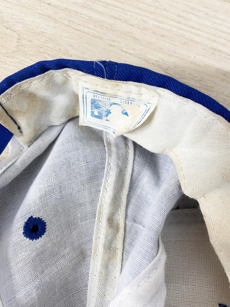 vintage 86 blue jays mlb snapback hat - good market thrift store