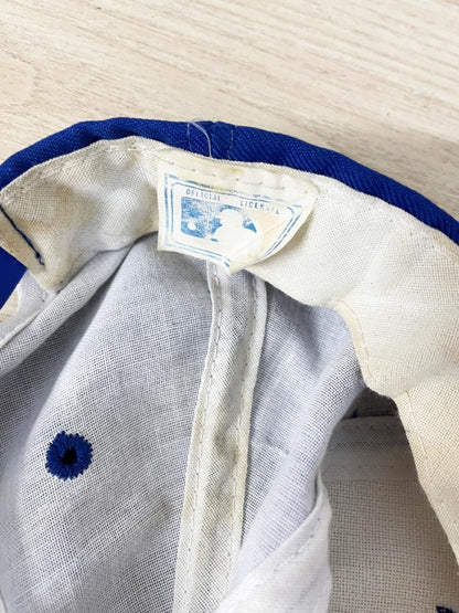 vintage 86 blue jays mlb snapback hat - good market thrift store