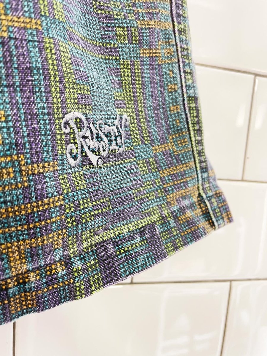 vintage 90s western rusty pleated shorts - good market thrift store