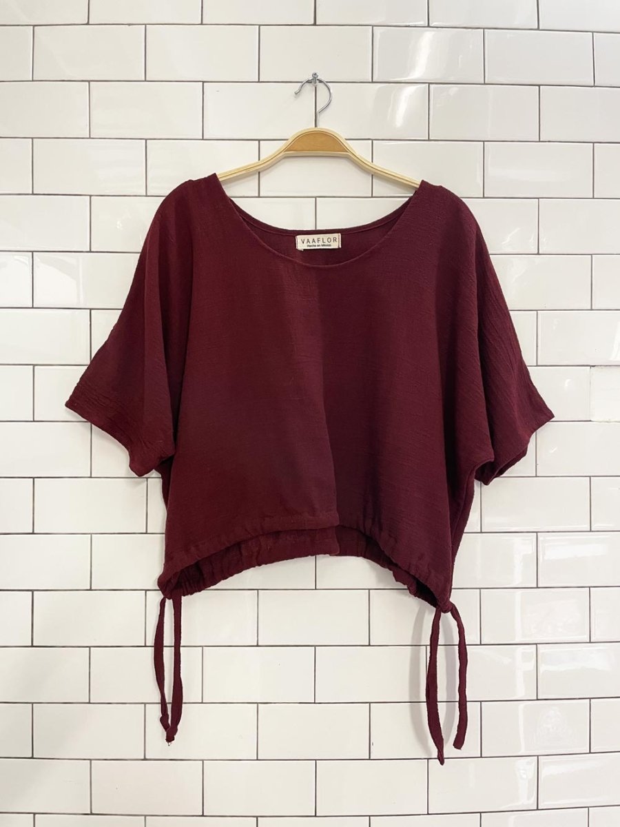 vaaflor mexico boxy cotton shirt - good market thrift store