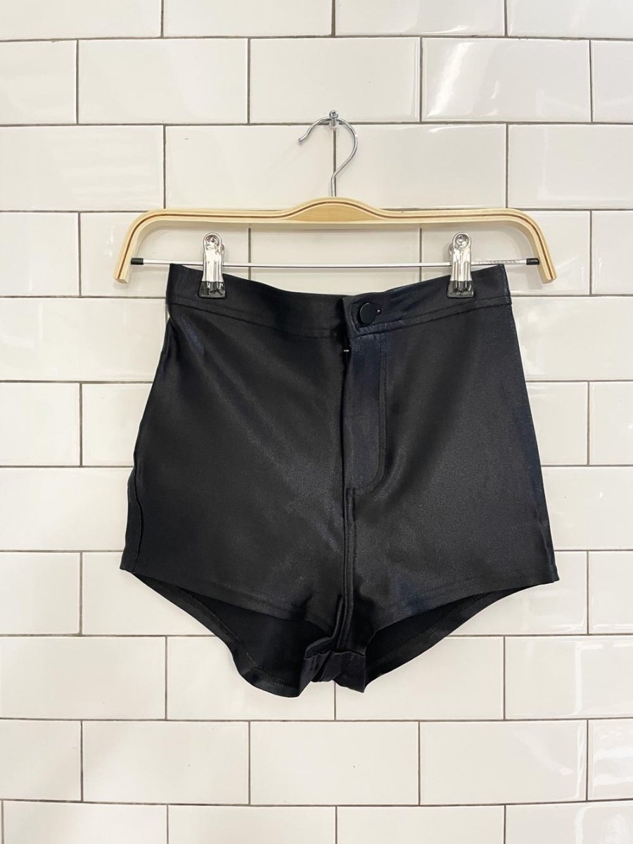 american apparel high rise booty shorts - good market thrift store