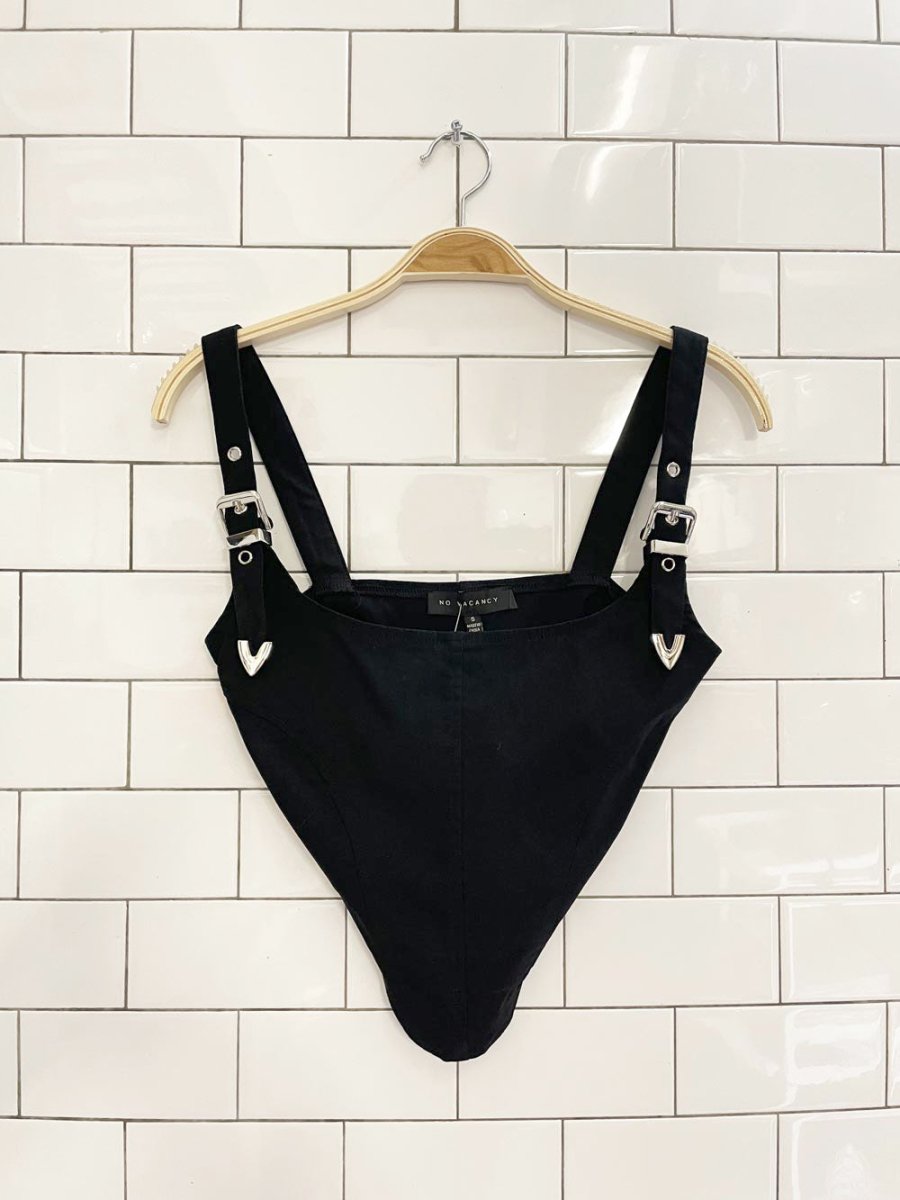 nwt no vacancy buckle bustier tank - good market thrift store