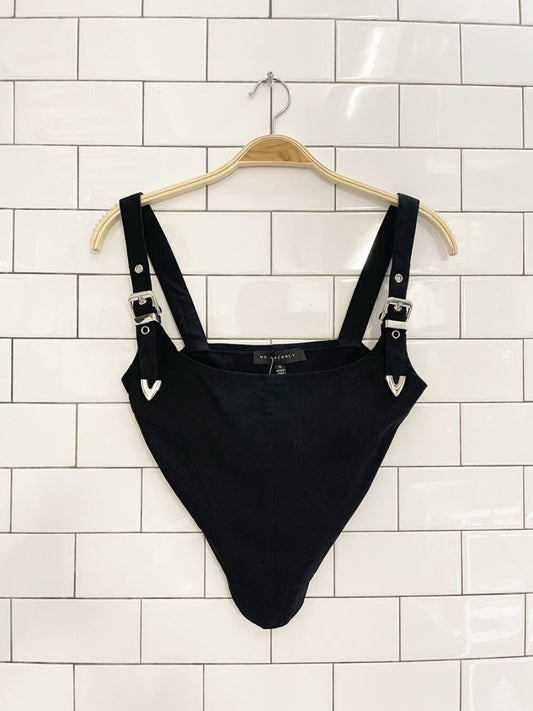 nwt no vacancy buckle bustier tank - good market thrift store