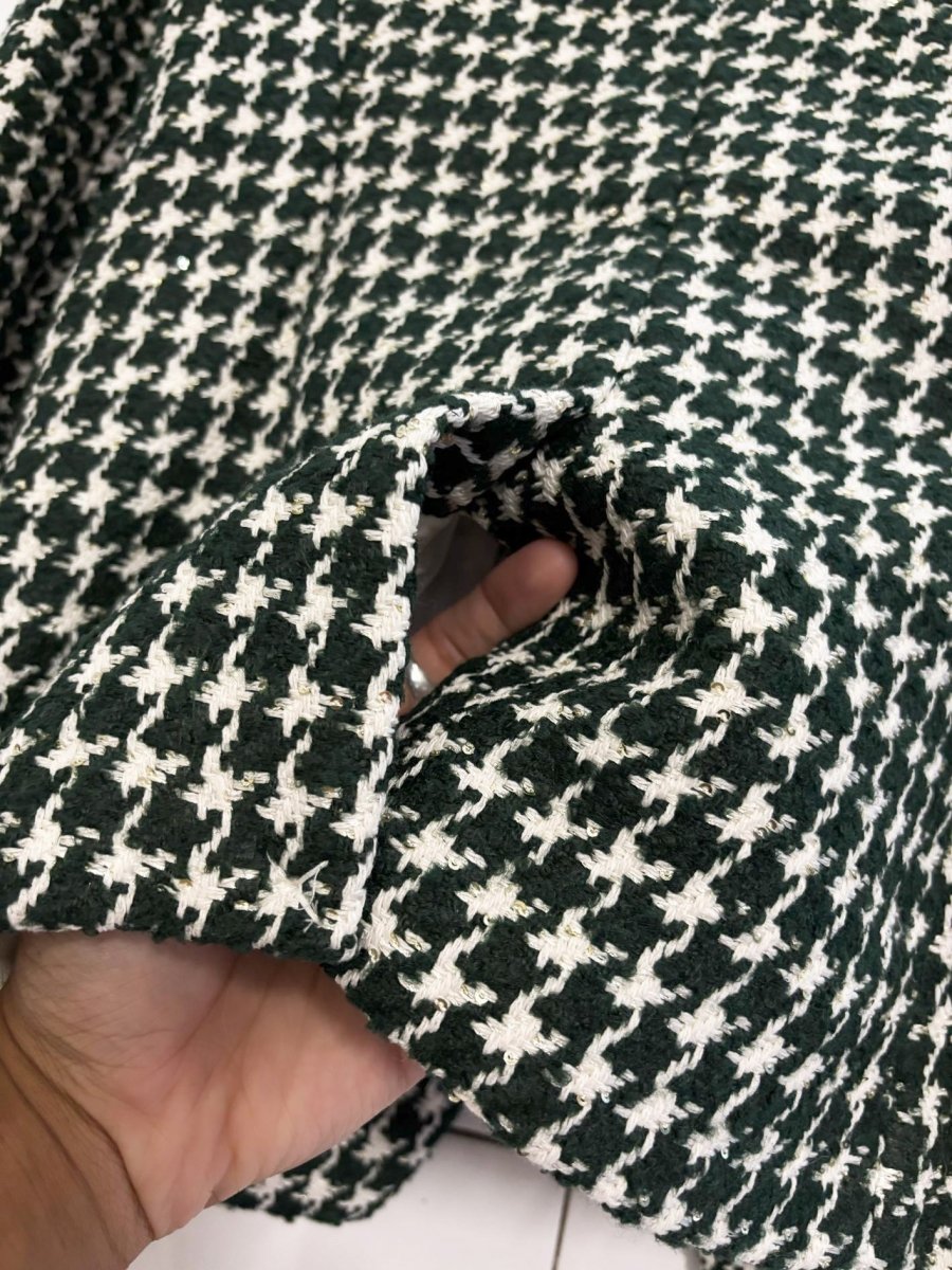 house of harlow 1960 houndstooth sequin blazer - good market thrift store