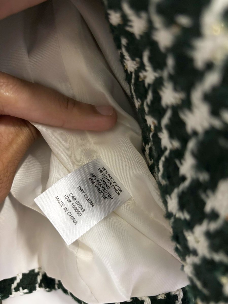 house of harlow 1960 houndstooth sequin blazer - good market thrift store