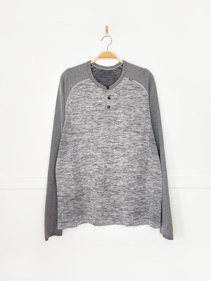 lululemon metal tech vent long sleeve henley - good market thrift store