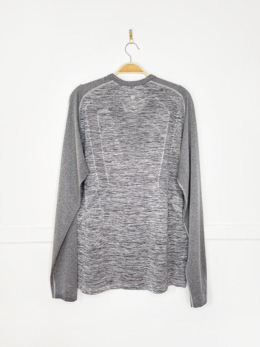 lululemon metal tech vent long sleeve henley - good market thrift store