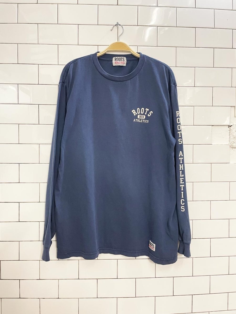 vintage 00s roots long sleeve tee - good market thrift store
