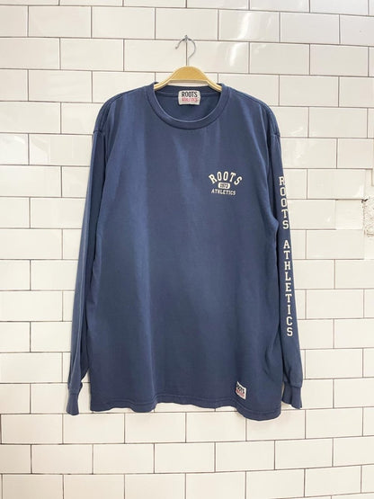 vintage 00s roots long sleeve tee - good market thrift store