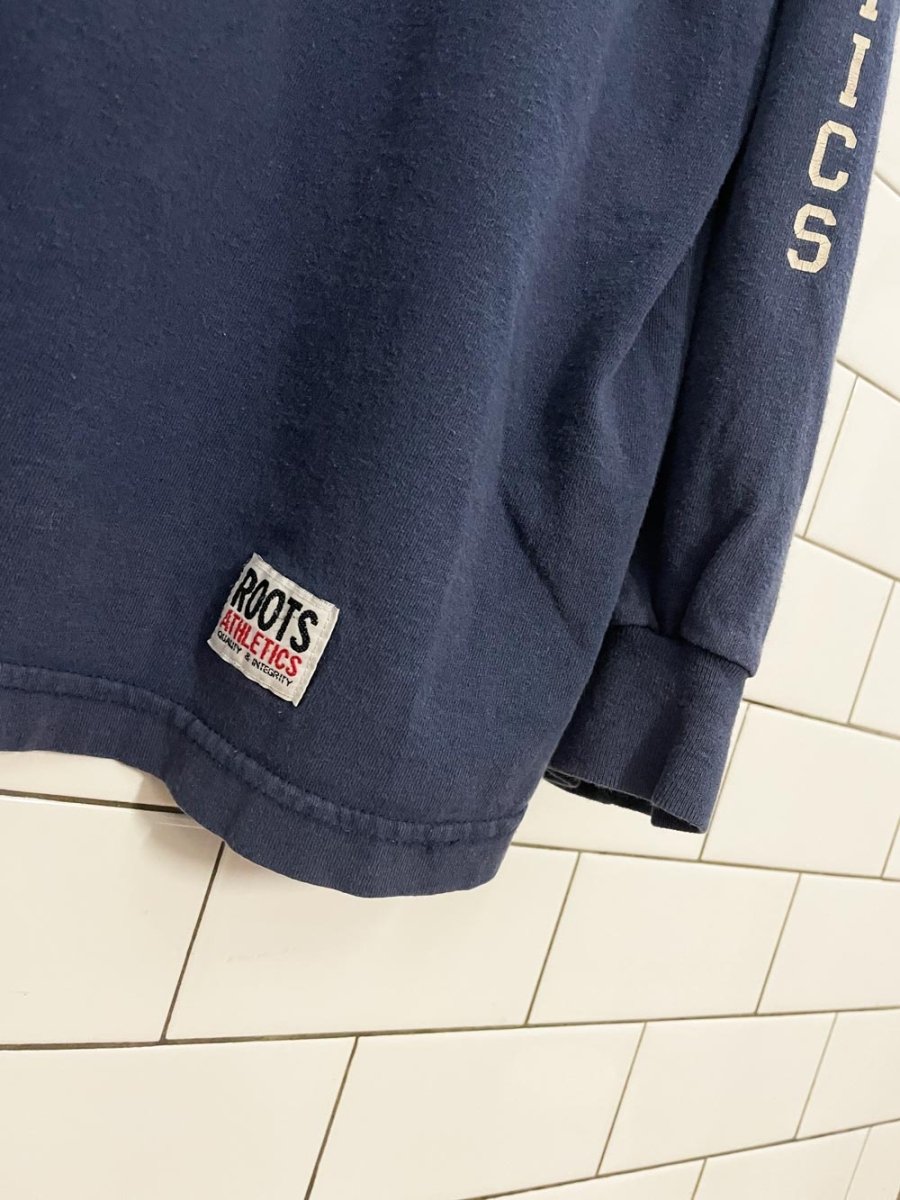 vintage 00s roots long sleeve tee - good market thrift store