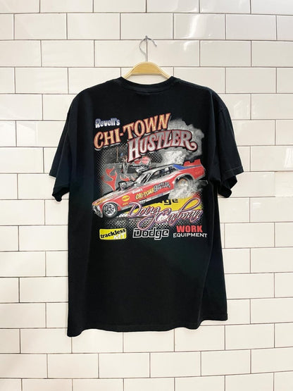 chi - town hustler racing tee - good market thrift store