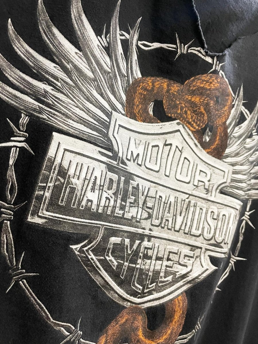 harley davison snake graphic tank - good market thrift store