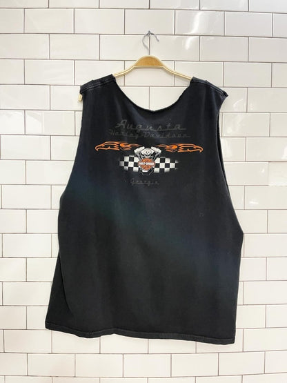 harley davison snake graphic tank - good market thrift store
