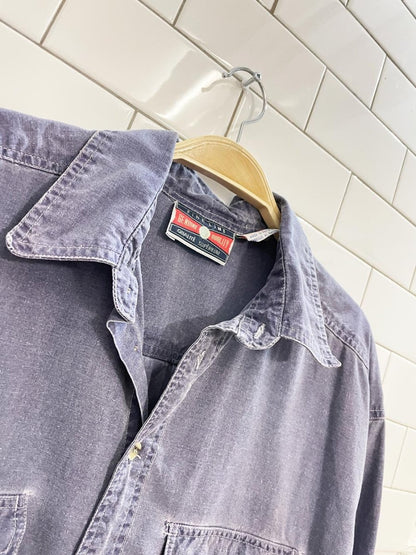 vintage 90s fine line classic shirt - good market thrift store