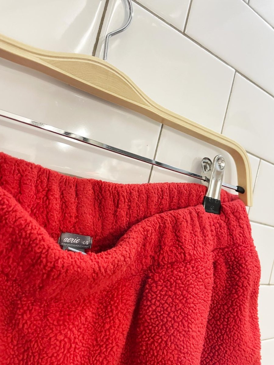 aerie fleece lounge shorts - good market thrift store