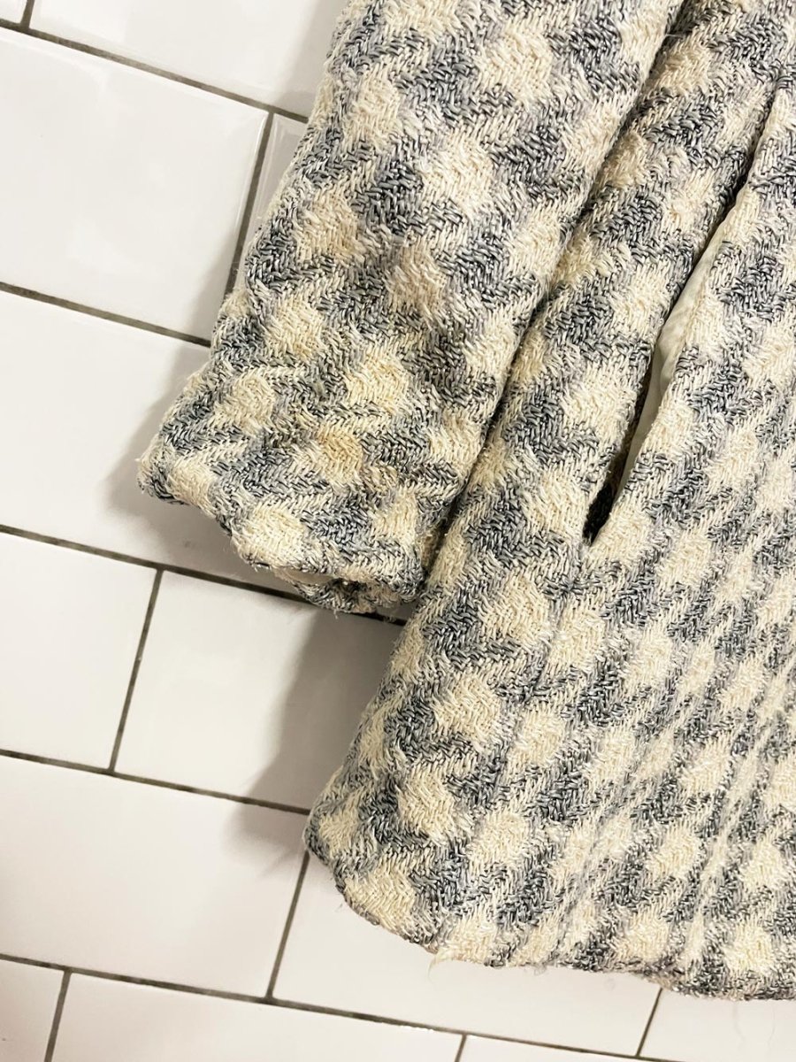 vintage 90s crisca large houndstooth suit set - good market thrift store